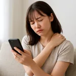 携帯って肩こりになりやすいよね