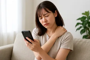 携帯って肩こりになりやすいよね
